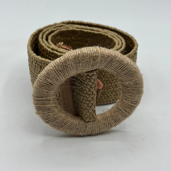 Vince Camuto Women's Bohemian Tan Woven Belt Size M/L NWT - Picture 1 of 7